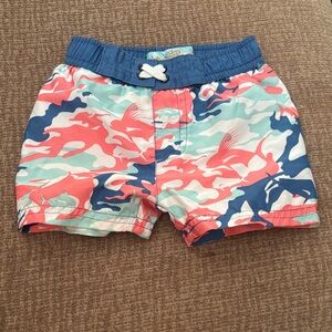 Colorful Camo Kids Shorts